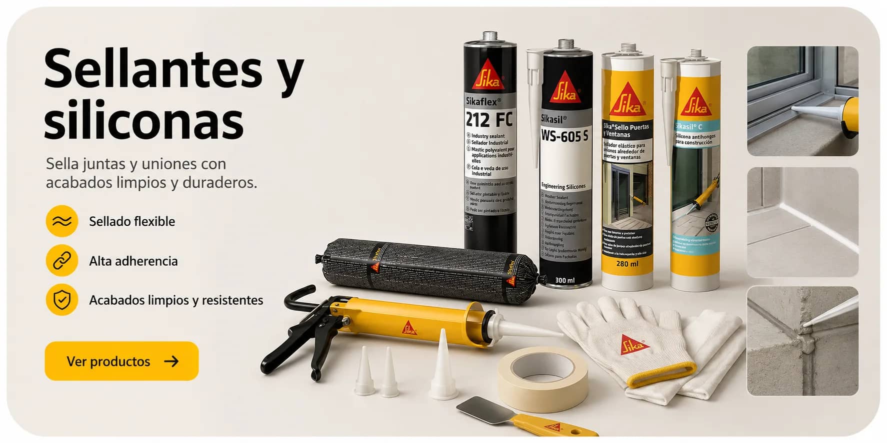 Imagen de categoría Sellantes y siliconas