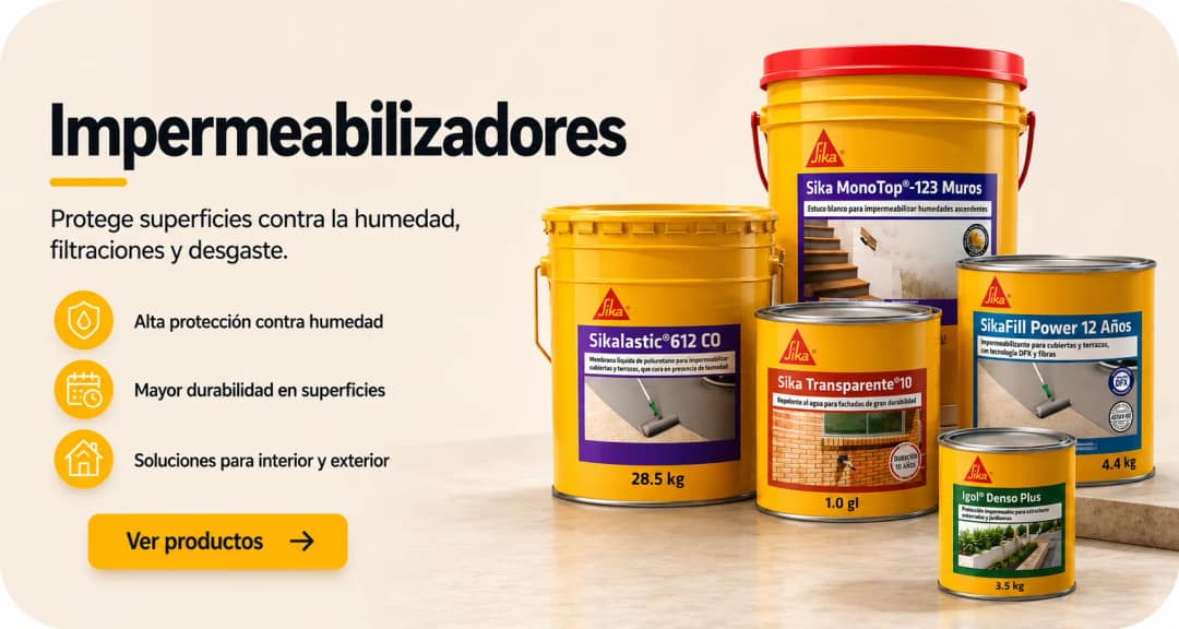 Solución Sika para impermeabilización