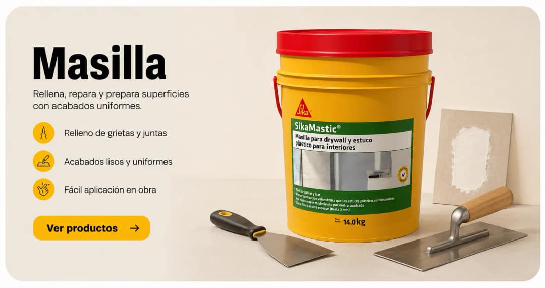 Solución Sika para sistemas livianos / drywall