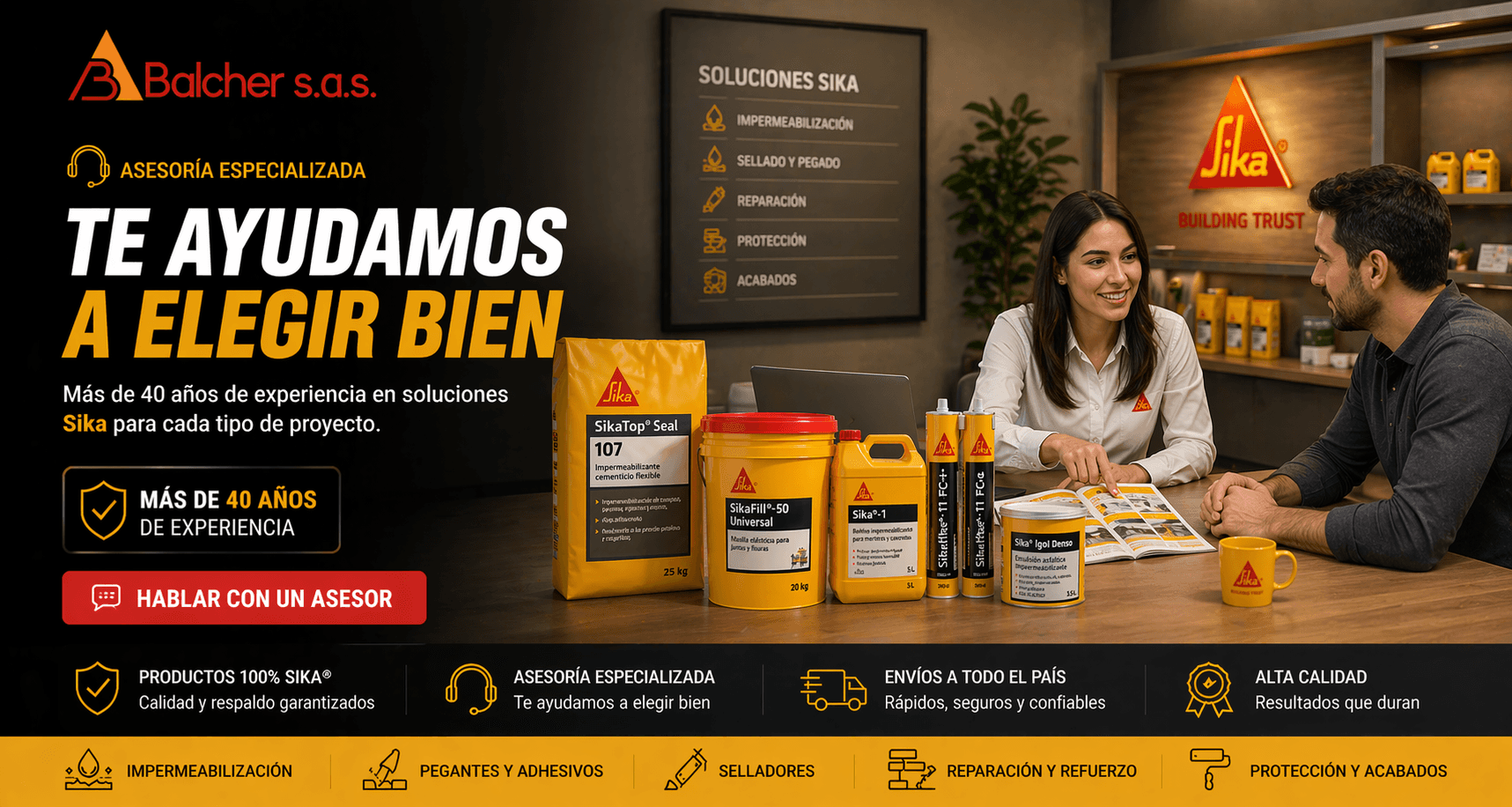 Imagen de Balcher para impermeabilización de techos y terrazas