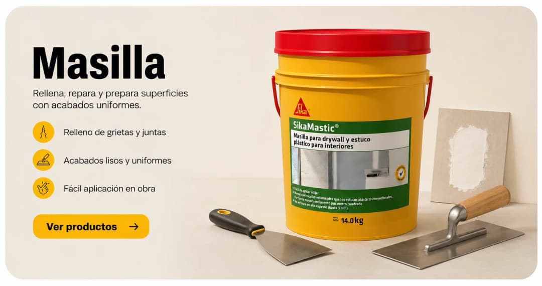 Solución Sika para sistemas livianos / drywall