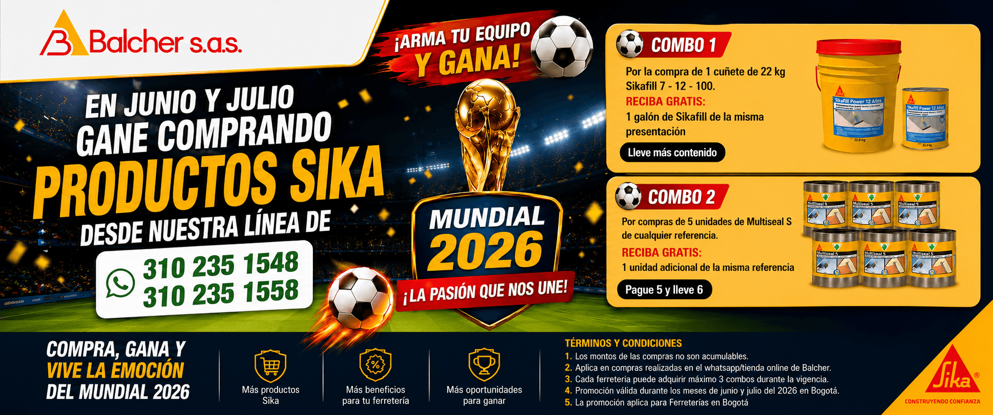 Soluciones Sika para impermeabilización, sellado y protección en Balcher