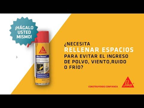 Rellenar espacios para evitar el ingreso de polvo, viento, ruido o frío - Sika Boom® M
