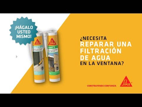 Reparar una filtración de agua en la ventana - Sikasil®C / Sikasil®E